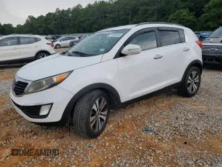 2012 Kia Sportage EX with VIN KNDPC3A2XC7192367, listed as a Copart auction lot 57698365 with 106,730 mi miles and Salvage title. Bid and sale history available at DreamBid. Image 1.
