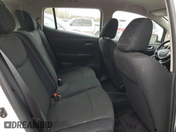 2015 Nissan LEAF SV with VIN 1N4AZ0CP6FC322612, listed as a Copart auction lot 47860363 with 56,136 mi miles. Bid and sale history available at carsss.com. Image 10.