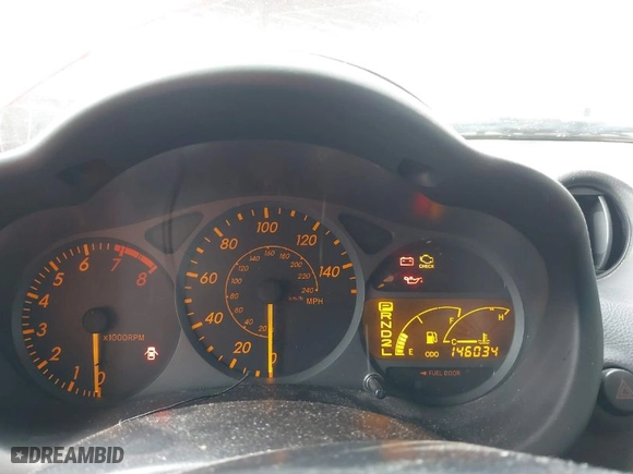 2003 Toyota Celica GT with VIN JTDDR32T930163377, listed as a IAAI auction lot 41275229 with 146,034 mi miles. Bid and sale history available at carsss.com. Image 7.