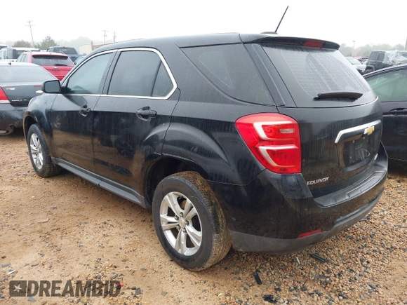 2017 Chevrolet Equinox LS with VIN 2GNALBEKXH1526015, listed as a IAAI auction lot 41935298 with 118,283 mi miles and . Bid and sale history available at carsss.com. Image 3.