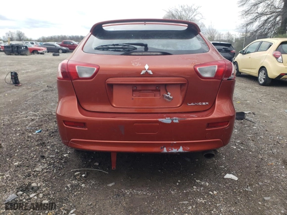 2010 Mitsubishi Lancer GTS with VIN JA32X8HW9AU004102, listed as a Copart auction lot 53708635 with 139,689 mi miles and Clean Title. Bid and sale history available at carsss.com. Image 6.