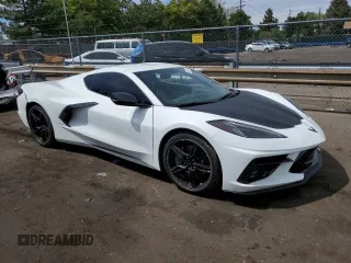 2023 Chevrolet Corvette 2LT with VIN 1G1YB2D40P5101955, listed as a Copart auction lot 68144174 with Not provided miles and Salvage title. Bid and sale history available at DreamBid. Image 4.