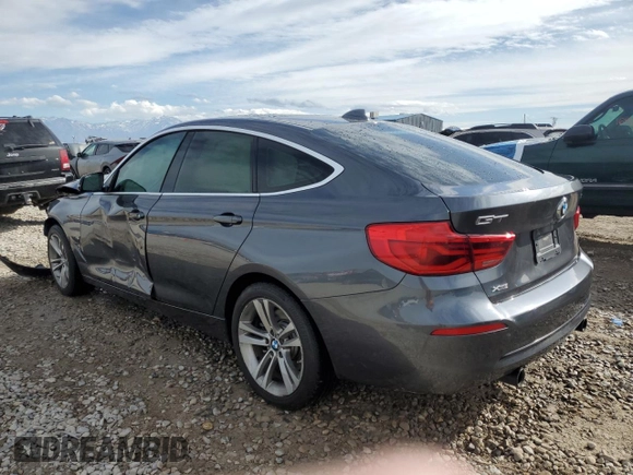 2018 BMW 3 Series 340i xDrive with VIN WBA8Y3C53JG451305, listed as a Copart auction lot 44239415 with 56,642 mi miles and Salvage Title. Bid and sale history available at carsss.com. Image 2.