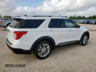 2022 Ford Explorer Limited with VIN 1FMSK7FH9NGA30472, listed as a Copart auction lot 61850155 with 48,201 mi miles and Salvage title. Bid and sale history available at DreamBid. Image 3.