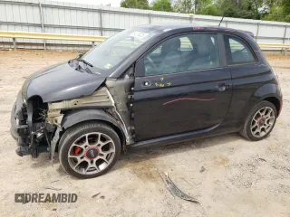 2013 FIAT 500 Sport with VIN 3C3CFFBR1DT544580, listed as a Copart auction lot 54379225 with 95,457 mi miles and Salvage Title. Bid and sale history available at carsss.com. Image 1.