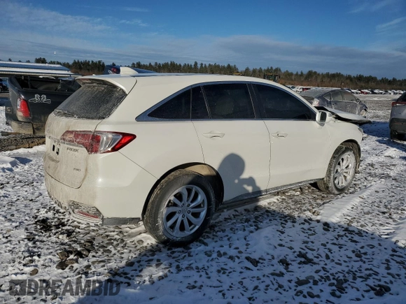 2017 Acura RDX w/Technology Pkg with VIN 5J8TB4H54HL003137, listed as a Copart auction lot 89089675 with 83,493 mi miles and Salvage Title. Bid and sale history available at carsss.com. Image 3.