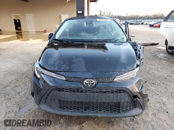 2022 Toyota Corolla LE with VIN JTDEPMAE2NJ207333, listed as a Copart auction lot 49881985 with 104,314 mi miles and Salvage Title. Bid and sale history available at carsss.com. Image 5.