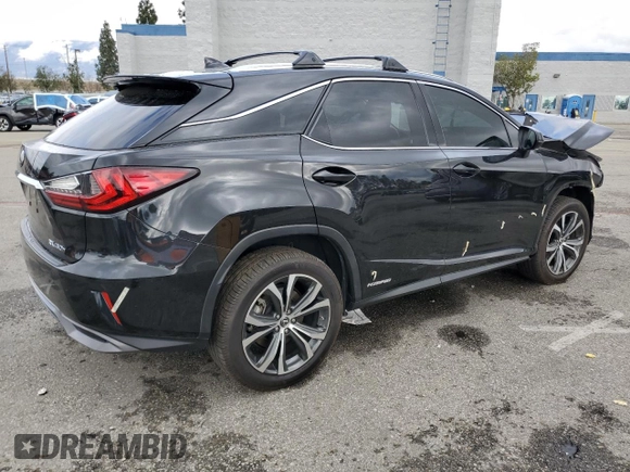 2019 Lexus RX with VIN 2T2BGMCA4KC034950, listed as a Copart auction lot 46860385 with 0 mi miles and Salvage Title. Bid and sale history available at carsss.com. Image 3.