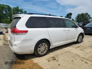 2011 Toyota Sienna XLE AAS с VIN 5TDYK3DC1BS017540, выставлен на аукционе Copart как лот 65177255 с пробегом 164 604 миль миль и Списание • Salvage title. История ставок и продаж доступна на DreamBid. Изображение 3.