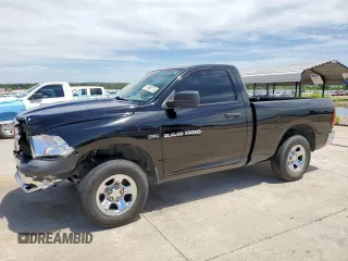 2012 Ram 1500 Express with VIN 3C6JD6AT7CG183408, listed as a Copart auction lot 57630175 with 124,003 mi miles and Salvage title. Bid and sale history available at DreamBid. Image 1.