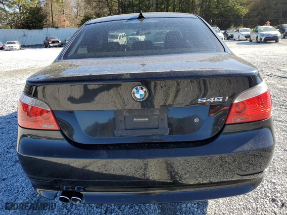 2004 BMW 5 Series 545iA with VIN WBANB33534B108502, listed as a Copart auction lot 49930725 with 158,949 mi miles and Salvage Title. Bid and sale history available at carsss.com. Image 6.