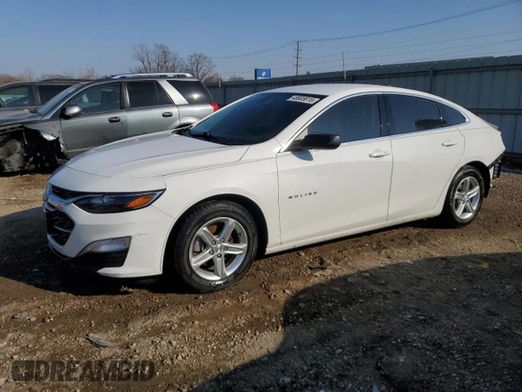 2020 Chevrolet Malibu LS with VIN 1G1ZB5ST0LF120915, listed as a Copart auction lot 48685615 with 89,964 mi miles and Salvage Title. Bid and sale history available at DreamBid. Image 1.