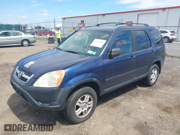 2003 Honda CR-V EX with VIN SHSRD788X3U145625, listed as a IAAI auction lot 42167811 with 163,921 mi miles and . Bid and sale history available at carsss.com. Image 2.