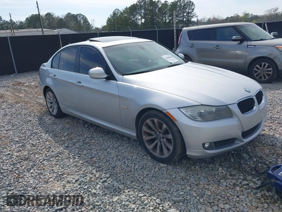 2011 BMW 3 Series 328i with VIN WBAPH7G59BNN05247, listed as a IAAI auction lot 41806543 with 174,944 mi miles. Bid and sale history available at carsss.com. Image 1.