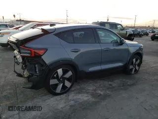 2023 Volvo C40 Recharge Pure Electric Plus with VIN YV4ED3GL6P2050005, listed as a Copart auction lot 77217653 with Not Provided miles. Bid and sale history available at carsss.com. Image 3.