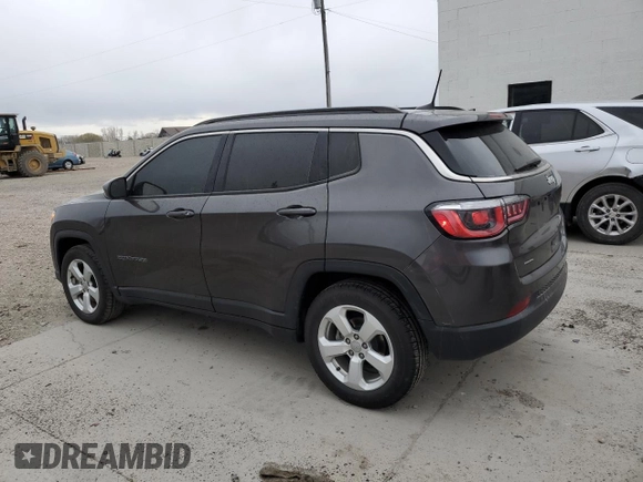 2019 Jeep Compass Latitude z VIN 3C4NJCBB3KT756088, wystawiony jako Copart lot #48747535 z przebiegiem 63 572 mil mil oraz Szkoda całkowita • Salvage title. Historia ofert i sprzedaży dostępna na DreamBid. Obrazek 2.