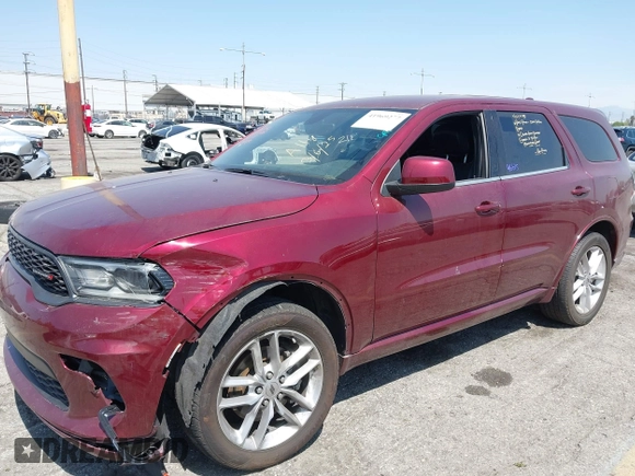 2022 Dodge Durango GT Plus with VIN 1C4RDJDG4NC218747, listed as a IAAI auction lot 41969277 with 46,615 mi miles and . Bid and sale history available at DreamBid. Image 2.