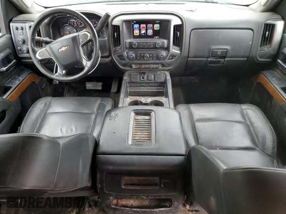 2016 Chevrolet Silverado 3500HD LTZ with VIN 1GC4K0C8XGF159628, listed as a Copart auction lot 74576054 with 0 mi miles and Salvage Title. Bid and sale history available at carsss.com. Image 8.