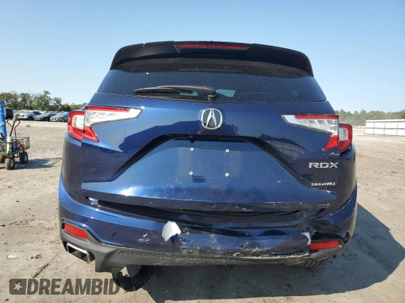 2023 Acura RDX with VIN 5J8TC2H34PL019501, listed as a Copart auction lot 70568004 with 10,691 mi miles and Salvage Title. Bid and sale history available at carsss.com. Image 6.
