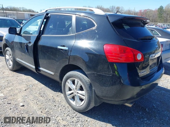 2013 Nissan Rogue S with VIN JN8AS5MT0DW529200, listed as a IAAI auction lot 41852722 with Not Provided miles. Bid and sale history available at carsss.com. Image 3.