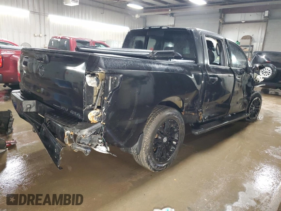 2018 Nissan Titan S with VIN 1N6AA1E54JN545065, listed as a Copart auction lot 50881645 with 28,892 mi miles and Salvage title. Bid and sale history available at DreamBid. Image 3.