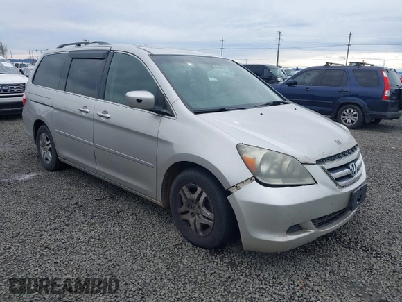 2007 Honda Odyssey EX-L with VIN 5FNRL38727B400249, listed as a IAAI auction lot 41813836 with 275,661 mi miles. Bid and sale history available at carsss.com. Image 1.