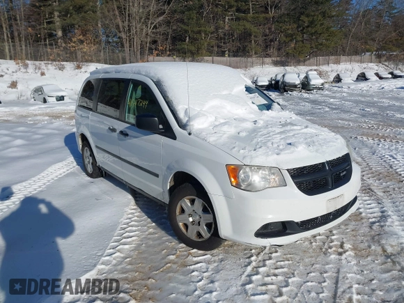 2014 Ram Cargo Van Tradesman with VIN 2C4JRGAG7ER101533, listed as a IAAI auction lot 41547249 with 132,529 mi miles. Bid and sale history available at carsss.com. Image 1.