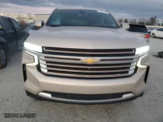 2021 Chevrolet Suburban High Country with VIN 1GNSKGKL9MR146750, listed as a Copart auction lot 41587165 with 89,110 mi miles and Salvage Title. Bid and sale history available at carsss.com. Image 5.
