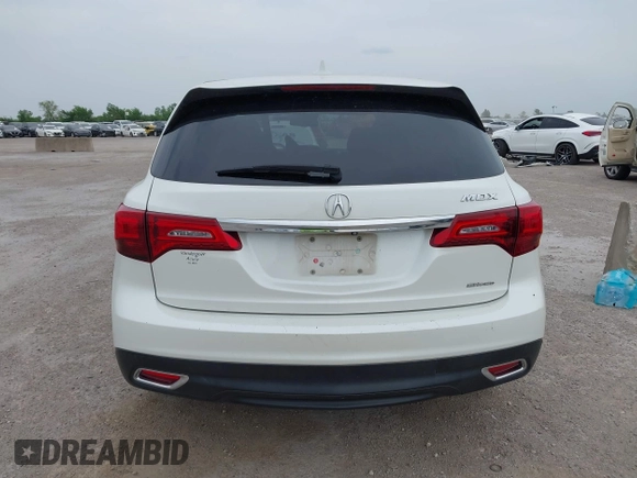 2014 Acura MDX Technology z VIN 5FRYD4H61EB016075, wystawiony jako IAAI lot #42073385 z przebiegiem 159 490 mil mil oraz . Historia ofert i sprzedaży dostępna na DreamBid. Obrazek 16.