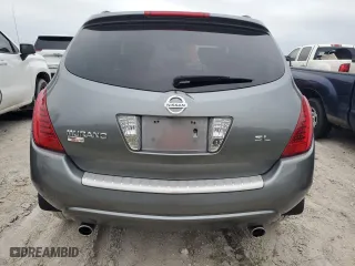 2006 Nissan Murano S with VIN JN8AZ08T16W401298, listed as a Copart auction lot 75634574 with 36,606 mi miles and Salvage Title. Bid and sale history available at carsss.com. Image 6.
