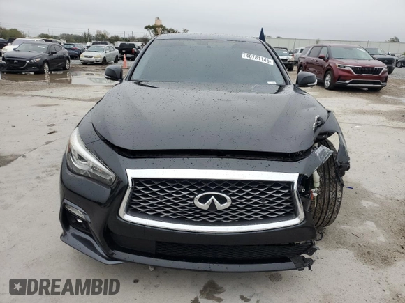 2020 Infiniti Q50 3.0t SPORT with VIN JN1EV7AP7LM200272, listed as a Copart auction lot 46781145 with 58,814 mi miles and Salvage Title. Bid and sale history available at carsss.com. Image 5.