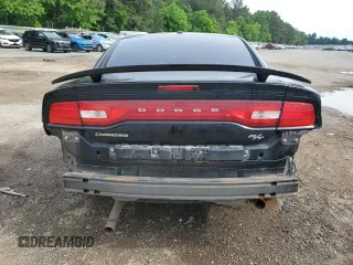 2012 Dodge Charger RT with VIN 2C3CDXCT3CH302984, listed as a Copart auction lot 54577455 with 108,670 mi miles and Salvage Title. Bid and sale history available at DreamBid. Image 6.