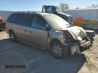 2007 Chrysler Town & Country LWB Limited with VIN 2A4GP64L67R140002, listed as a Copart auction lot 81960454 with 0 mi miles and Salvage Title. Bid and sale history available at carsss.com. Image 4.
