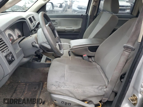 2006 Dodge Dakota SLT with VIN 1D7HE48K86S605839, listed as a Copart auction lot 78135534 with 205,283 mi miles and Salvage Title. Bid and sale history available at DreamBid. Image 7.