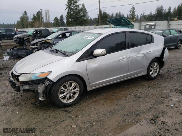 2010 Honda Insight EX with VIN JHMZE2H75AS029519, listed as a Copart auction lot 46543405 with 264,049 mi miles and Salvage Title. Bid and sale history available at carsss.com. Image 1.