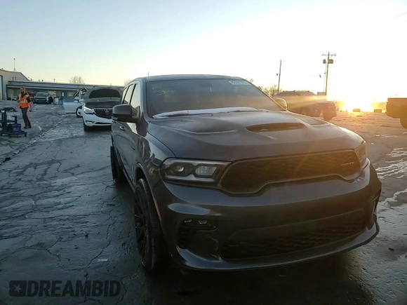2021 Dodge Durango R/T with VIN 1C4SDHCT5MC760656, listed as a Copart auction lot 88007365 with 13,115 mi miles and Salvage Title. Bid and sale history available at DreamBid. Image 14.
