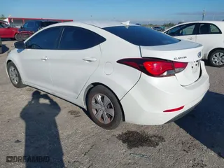 2016 Hyundai Elantra GL with VIN 5NPDH4AE3GH685460, listed as a IAAI auction lot 41674411 with 89,409 mi miles. Bid and sale history available at carsss.com. Image 3.