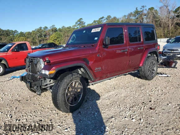 2021 Jeep Wrangler Unlimited Sport S с VIN 1C4HJXDNXMW680247, выставлен на аукционе Copart как лот 87862955 с пробегом 77 061 миль миль и Чистый • Clean title. История ставок и продаж доступна на DreamBid. Изображение 1.