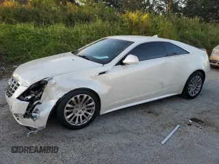 2013 Cadillac CTS Coupe with VIN 1G6DA1E30D0107369, listed as a Copart auction lot 75893114 with 97,836 mi miles and Salvage Title. Bid and sale history available at carsss.com. Image 1.