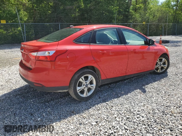 2013 Ford Focus SE with VIN 1FADP3F29DL342838, listed as a Copart auction lot 55821974 with 185,639 mi miles and Salvage Title. Bid and sale history available at carsss.com. Image 3.