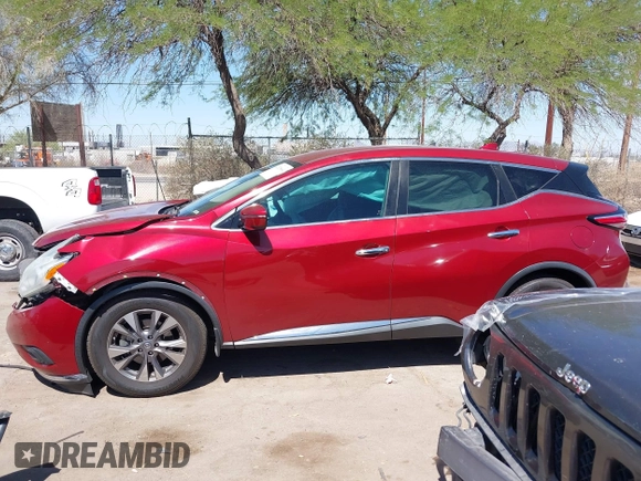 2017 Nissan Murano Platinum with VIN 5N1AZ2MGXHN138149, listed as a IAAI auction lot 42328664 with 93,658 mi miles and . Bid and sale history available at DreamBid. Image 14.