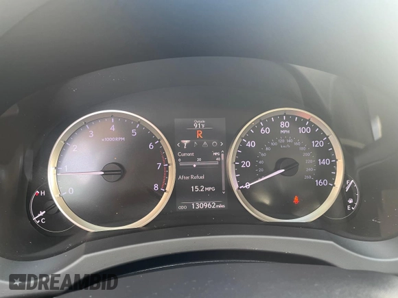 2015 Lexus IS 250 with VIN JTHCF1D20F5018151, listed as a Copart auction lot 63795745 with 130,962 mi miles and Salvage title. Bid and sale history available at DreamBid. Image 8.