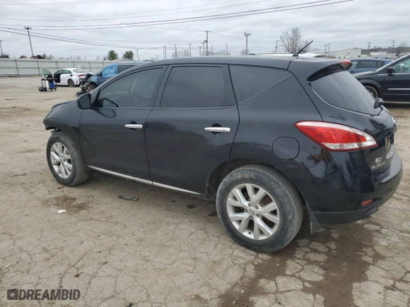 2012 Nissan Murano SV with VIN JN8AZ1MW9CW221598, listed as a Copart auction lot 46633315 with 186,270 mi miles and Non Repairable. Bid and sale history available at carsss.com. Image 2.