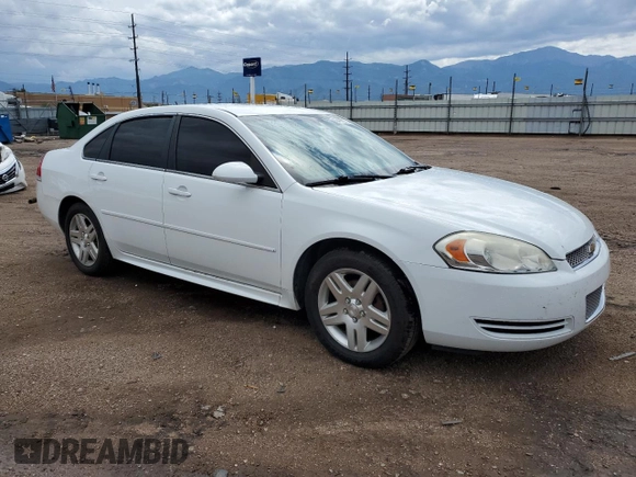 2014 Chevrolet Impala LS with VIN 2G1WA5E36E1136967, listed as a Copart auction lot 62492275 with 168,092 mi miles and Clean title. Bid and sale history available at DreamBid. Image 4.