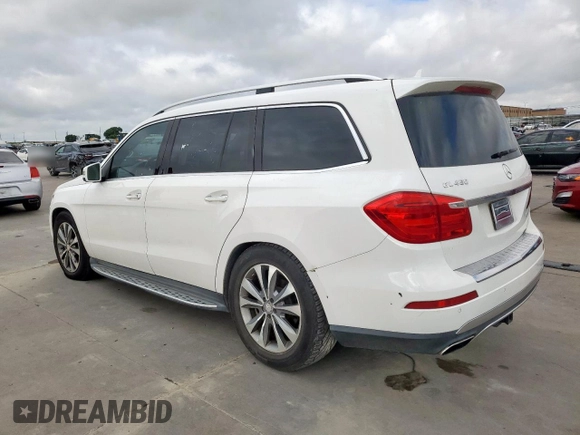 2014 Mercedes-Benz GL 450 with VIN 4JGDF7CEXEA424556, listed as a Copart auction lot 62563505 with 112,352 mi miles and Clean title. Bid and sale history available at DreamBid. Image 2.