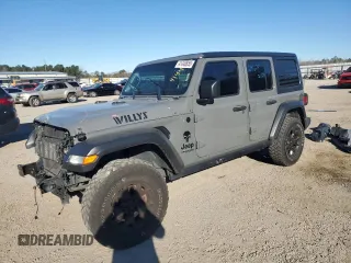 2021 Jeep Wrangler Unlimited Sport Altitude with VIN 1C4HJXDGXMW552270, listed as a Copart auction lot 41440655 with 53,200 mi miles and Clean Title. Bid and sale history available at carsss.com. Image 1.
