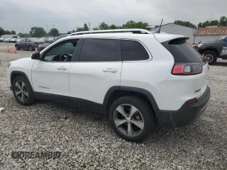 2019 Jeep Cherokee Limited with VIN 1C4PJLDB0KD438585, listed as a Copart auction lot 59818835 with 117,809 mi miles and Salvage title. Bid and sale history available at DreamBid. Image 2.