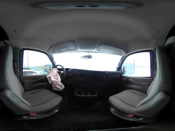 2018 Chevrolet Express Cargo Van with VIN 1GCWGAFP1J1267630, listed as a IAAI auction lot 41495213 with 79,238 mi miles. Bid and sale history available at carsss.com. Image 19.