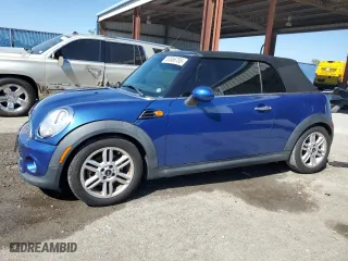 2014 MINI Cooper Convertible with VIN WMWZN3C58ET861186, listed as a Copart auction lot 50585755 with NaN miles and Salvage Title. Bid and sale history available at carsss.com. Image 1.