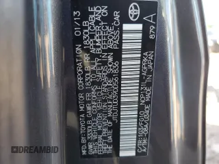 2013 Toyota Yaris L with VIN JTDJTUD39DD561836, listed as a Copart auction lot 69000494 with 63,780 mi miles and Salvage Title. Bid and sale history available at carsss.com. Image 12.